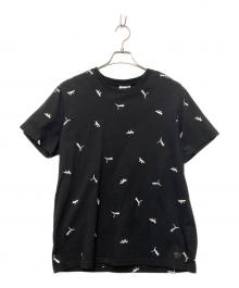 maison kitsune×PUMA（メゾンキツネ×プーマ）の古着「半袖カットソー」｜ブラック