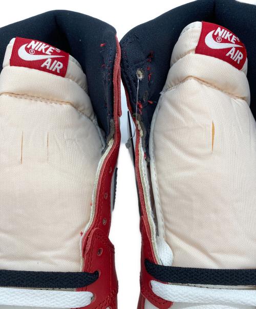 NIKE（ナイキ）NIKE (ナイキ) AIR JORDAN1 OG Lost & Found/Chicago ホワイト×レッド サイズ:28.5の古着・服飾アイテム