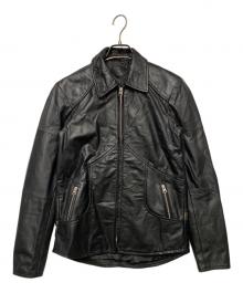 Nasngwam（ナスングワム）の古着「レザージャケット」｜ブラック