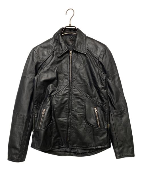 Nasngwam（ナスングワム）Nasngwam (ナスングワム) レザージャケット ブラック サイズ:Sの古着・服飾アイテム
