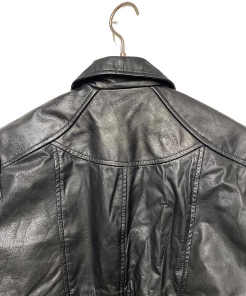 Nasngwam（ナスングワム）Nasngwam (ナスングワム) レザージャケット ブラック サイズ:Sの古着・服飾アイテム