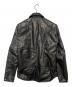 Nasngwam (ナスングワム) レザージャケット ブラック サイズ:S：7000円