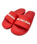 BALENCIAGAバレンシアガ）の古着「プールスライド」｜レッド