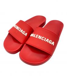 BALENCIAGA（バレンシアガ）の古着「プールスライド」｜レッド