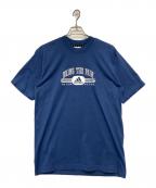 adidasアディダス）の古着「adidas　Tシャツ」｜ネイビー