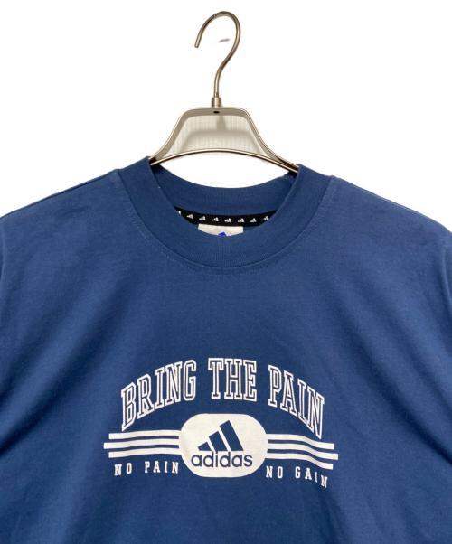 adidas（アディダス）adidas (アディダス) adidas　Tシャツ ネイビー サイズ:Mの古着・服飾アイテム