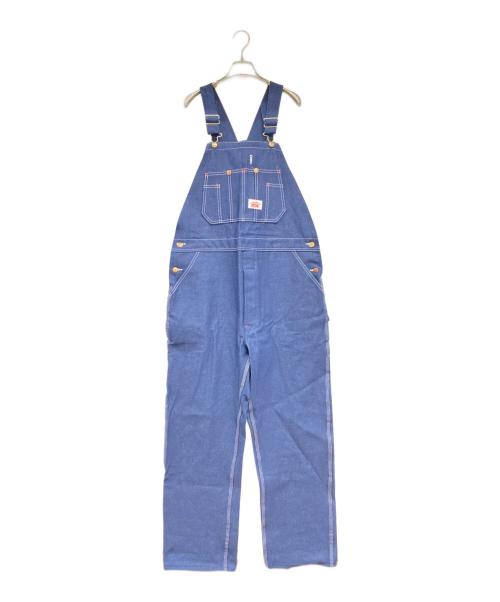 round house（ラウンドハウス）round house (ラウンドハウス) 966 Blue Denim Bid Overalls インディゴ サイズ:表記無し 未使用品の古着・服飾アイテム