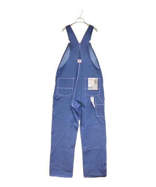 round house（ラウンドハウス）round house (ラウンドハウス) 966 Blue Denim Bid Overalls インディゴ サイズ:表記無し 未使用品の古着・服飾アイテム