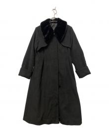 riu（リウ）の古着「ロングコート」｜ブラック