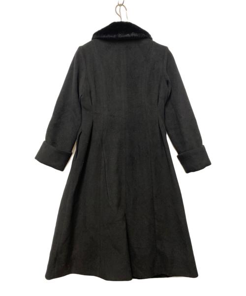 riu（リウ）Riu (リウ) ロングコート ブラック サイズ:Freeの古着・服飾アイテム