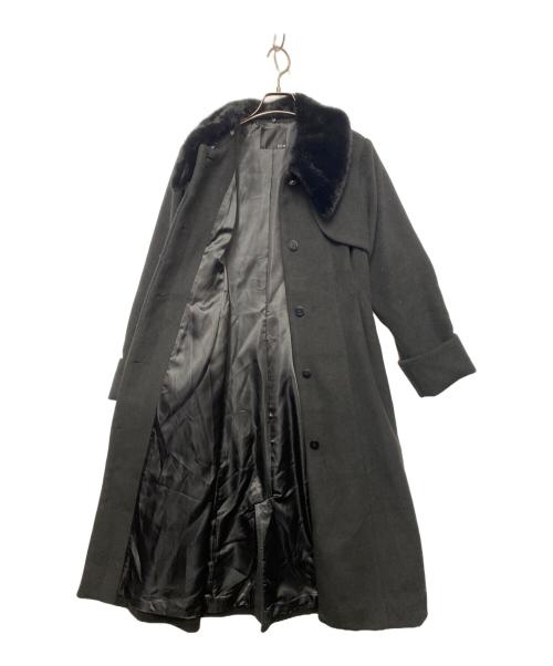 riu（リウ）Riu (リウ) ロングコート ブラック サイズ:Freeの古着・服飾アイテム