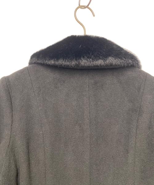 riu（リウ）Riu (リウ) ロングコート ブラック サイズ:Freeの古着・服飾アイテム