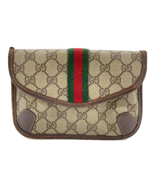 GUCCI（グッチ）GUCCI (グッチ)  GGプラス シェリー ポーチの古着・服飾アイテム