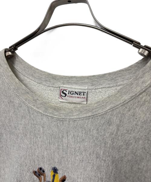 SIGNET（シグネット）SIGNET (シグネット) スウェット ライトグレー サイズ:2ＸＬの古着・服飾アイテム