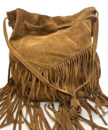 BHAG（ビーハグ）の古着「FRINGE LINING NATURALE BAG」｜ブラウン