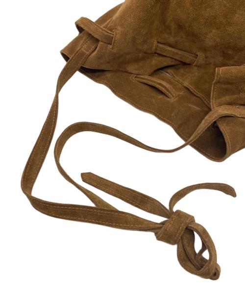 BHAG（ビーハグ）BHAG (ビーハグ) FRINGE LINING NATURALE BAG ブラウンの古着・服飾アイテム