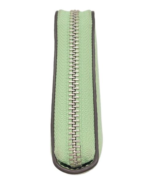 COACH（コーチ）COACH (コーチ) ロング ジップ アラウンド ウォレット 黄緑の古着・服飾アイテム