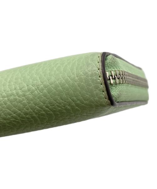 COACH（コーチ）COACH (コーチ) ロング ジップ アラウンド ウォレット 黄緑の古着・服飾アイテム