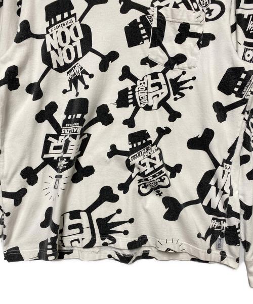 stussy（ステューシー）stussy (ステューシー) カットソー　00‘ｓ/ワールドツアー ホワイト サイズ:Lの古着・服飾アイテム