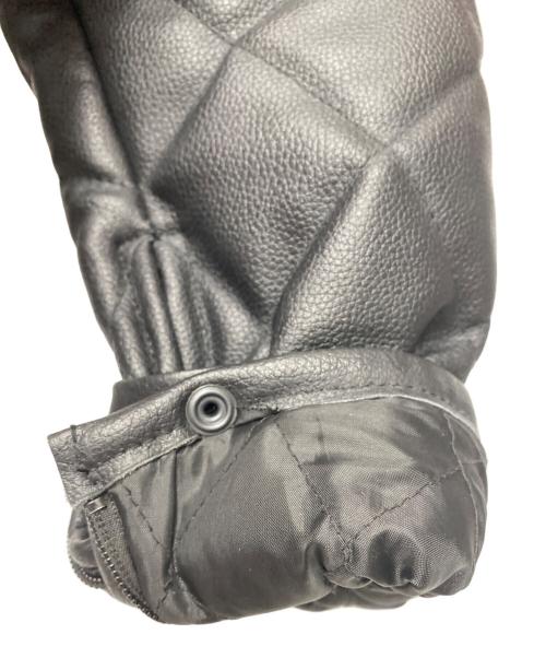 GENUINE LEATHER（ジェニュインレザー）GENUINE LEATHER (ジェニュインレザー) ライダースジャケット ブラック サイズ:Mの古着・服飾アイテム