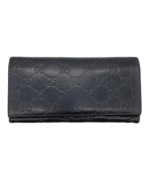 GUCCI（グッチ）GUCCI (グッチ) 長財布 ブラックの古着・服飾アイテム