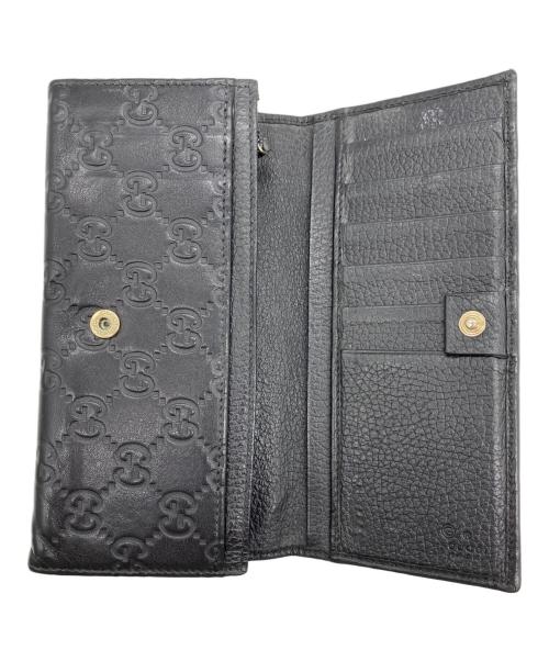 GUCCI（グッチ）GUCCI (グッチ) 長財布 ブラックの古着・服飾アイテム
