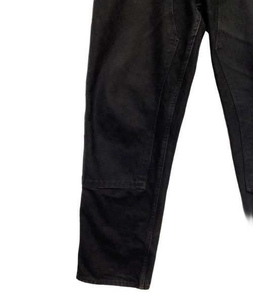 PRSN BLU（プリズンブルース）PRSN BLU (プリズンブルー) ダブルニ-パンツ ブラック サイズ:SIZE91cm(W36)の古着・服飾アイテム
