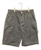 stussyステューシー）の古着「Poly Cotton Work Short」｜ブラック