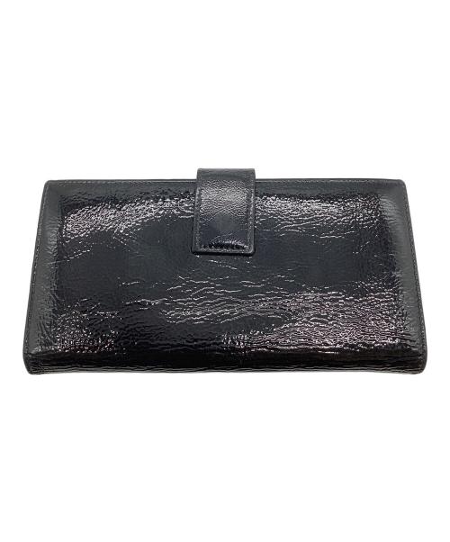 Yves Saint Laurent（イヴサンローラン）Yves Saint Laurent (イヴサンローラン) 長財布 ブラックの古着・服飾アイテム