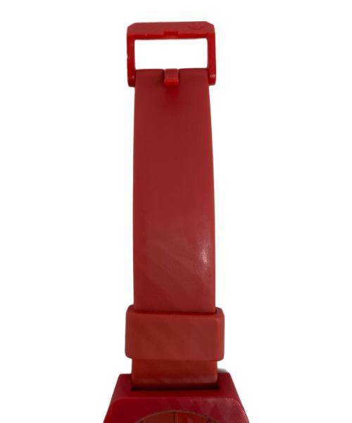 adidas（アディダス）adidas (アディダス) 腕時計 レッドの古着・服飾アイテム