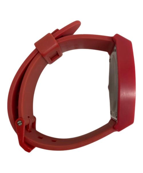 adidas（アディダス）adidas (アディダス) 腕時計 レッドの古着・服飾アイテム