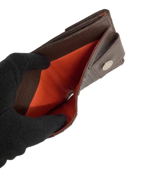 BVLGARI（ブルガリ）BVLGARI (ブルガリ) 2つ折り財布 ブラウンの古着・服飾アイテム