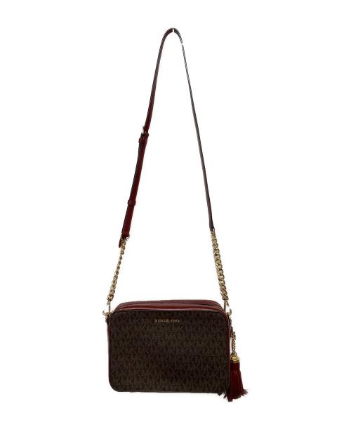 MICHAEL KORS（マイケル・コース）MICHAEL KORS (マイケル・コース) ショルダーバッグ レッドの古着・服飾アイテム