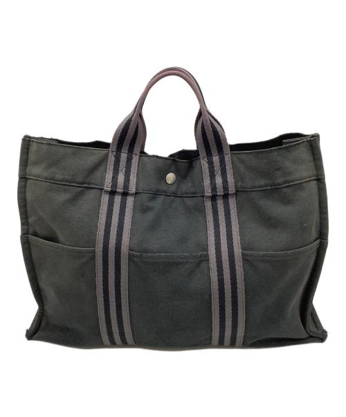 HERMES（エルメス）HERMES (エルメス) エールライン トートバッグ グレーの古着・服飾アイテム
