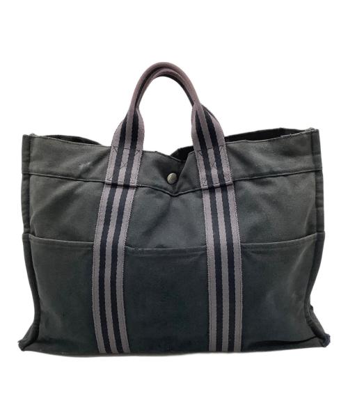 HERMES（エルメス）HERMES (エルメス) エールライン トートバッグ グレーの古着・服飾アイテム