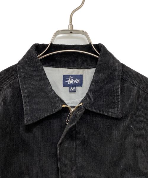 stussy（ステューシー）stussy (ステューシー) コーデュロイジャケット ブラック サイズ:Mの古着・服飾アイテム