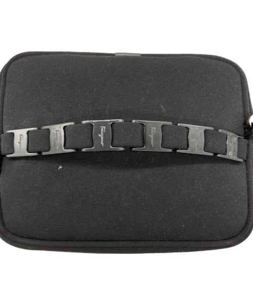 Ferragamo（フェラガモ）Ferragamo (フェラガモ) バニティーバック ブラックの古着・服飾アイテム