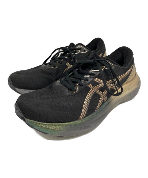 asics（アシックス）asics (アシックス) ランニングシューズ ブラック サイズ:28.5の古着・服飾アイテム