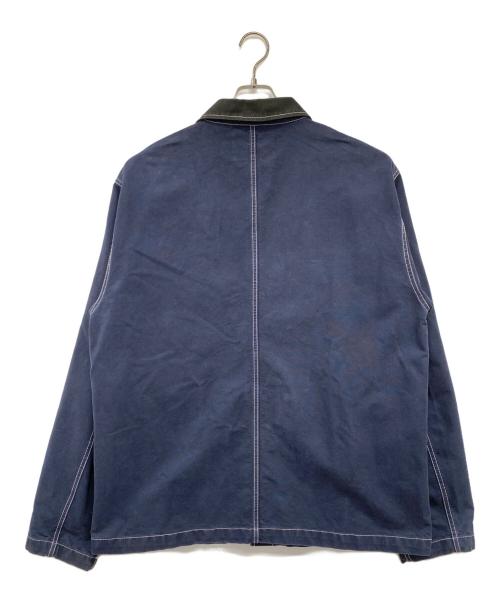 stussy（ステューシー）stussy (ステューシー) Brushed Moleskin Chore Jacket ネイビー サイズ:XLの古着・服飾アイテム