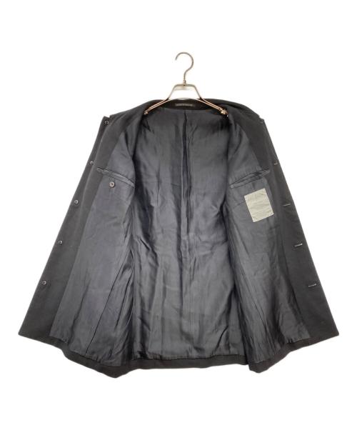 Yohji Yamamoto pour homme（ヨウジヤマモト プールオム）Yohji Yamamoto pour homme (ヨウジヤマモト プールオム) ウールジャケット COMPOSITION ブラック サイズ:Mの古着・服飾アイテム
