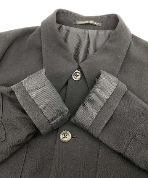 Yohji Yamamoto pour homme（ヨウジヤマモト プールオム）Yohji Yamamoto pour homme (ヨウジヤマモト プールオム) ウールジャケット COMPOSITION ブラック サイズ:Mの古着・服飾アイテム