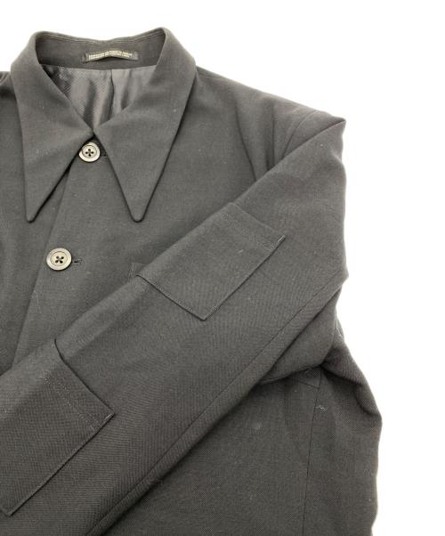 Yohji Yamamoto pour homme（ヨウジヤマモト プールオム）Yohji Yamamoto pour homme (ヨウジヤマモト プールオム) ウールジャケット COMPOSITION ブラック サイズ:Mの古着・服飾アイテム