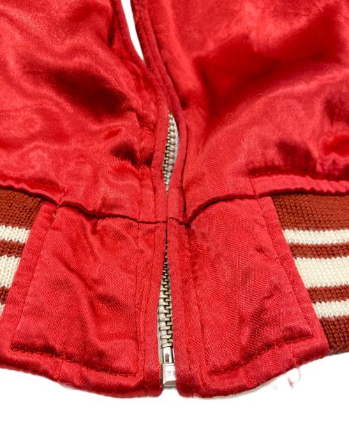 AVIREX（アヴィレックス）AVIREX (アヴィレックス) ミリタリー リバーシブル スーベニア イーグル ドラゴン スカジャン ジャケット レッド×ホワイト サイズ:Mの古着・服飾アイテム