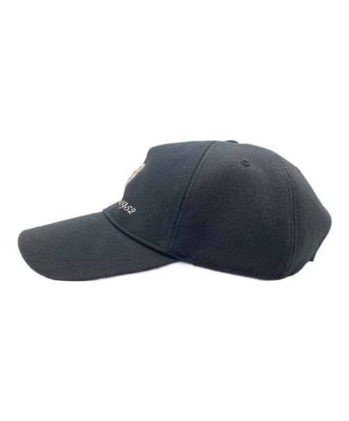 MONCLER（モンクレール）MONCLER (モンクレール) GABARDINE BASEBALL CAP ブラックの古着・服飾アイテム