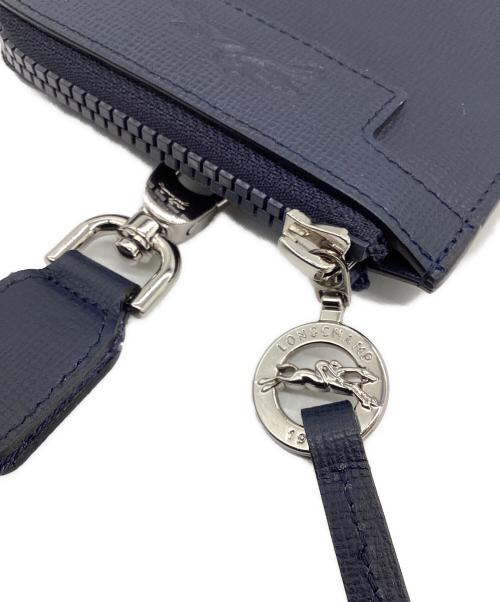 LONGCHAMP（ロンシャン）LONGCHAMP (ロンシャン) ショルダースマートフォンケース ネイビーの古着・服飾アイテム