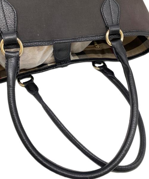 BURBERRY（バーバリー）BURBERRY (バーバリー) BURBERRY　ハンドバッグ ブラックの古着・服飾アイテム