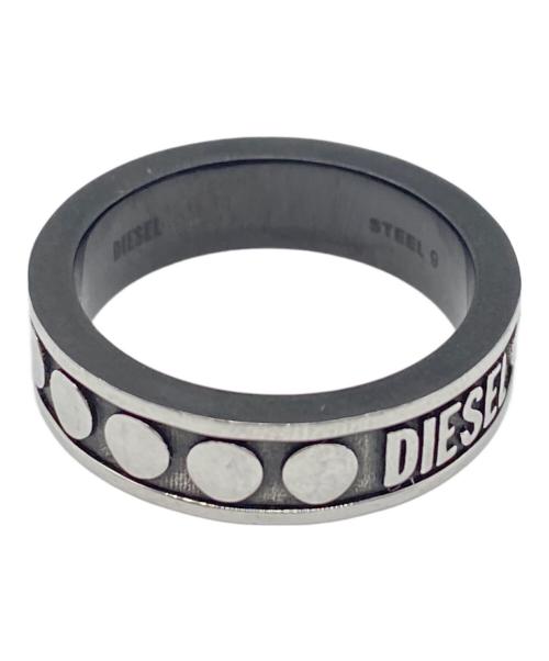 DIESEL（ディーゼル）DIESEL (ディーゼル) ロゴステンレスリング サイズ:19号の古着・服飾アイテム