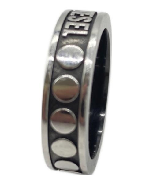 DIESEL（ディーゼル）DIESEL (ディーゼル) ロゴステンレスリング サイズ:19号の古着・服飾アイテム