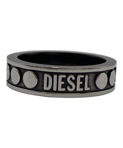 DIESEL（ディーゼル）DIESEL (ディーゼル) ロゴステンレスリング サイズ:19号の古着・服飾アイテム