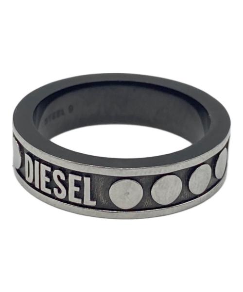 DIESEL（ディーゼル）DIESEL (ディーゼル) ロゴステンレスリング サイズ:19号の古着・服飾アイテム